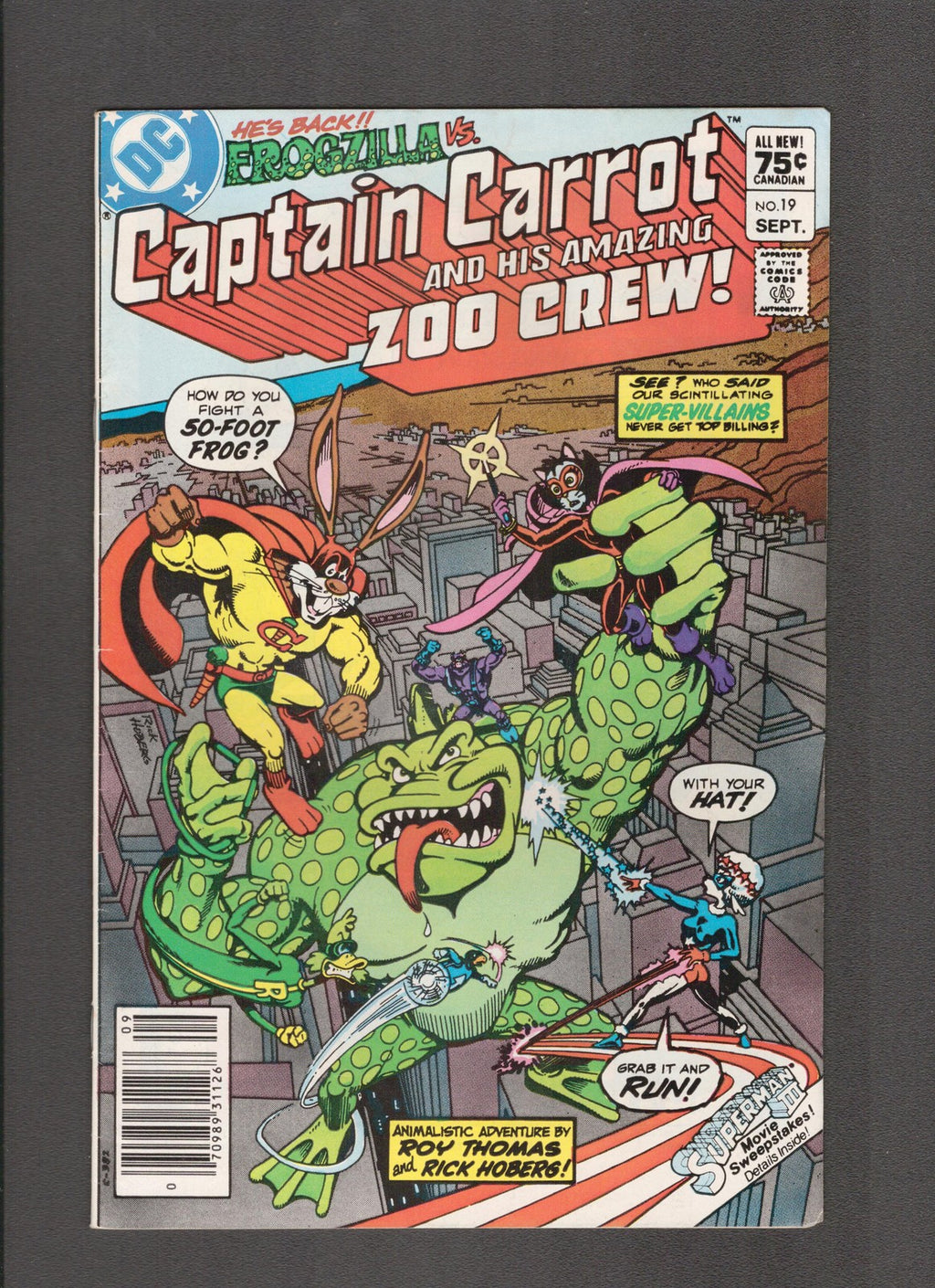 Captain Carrot and his Amazing Zoo Crew! #19 (1983) Roy Thomas DC Comics