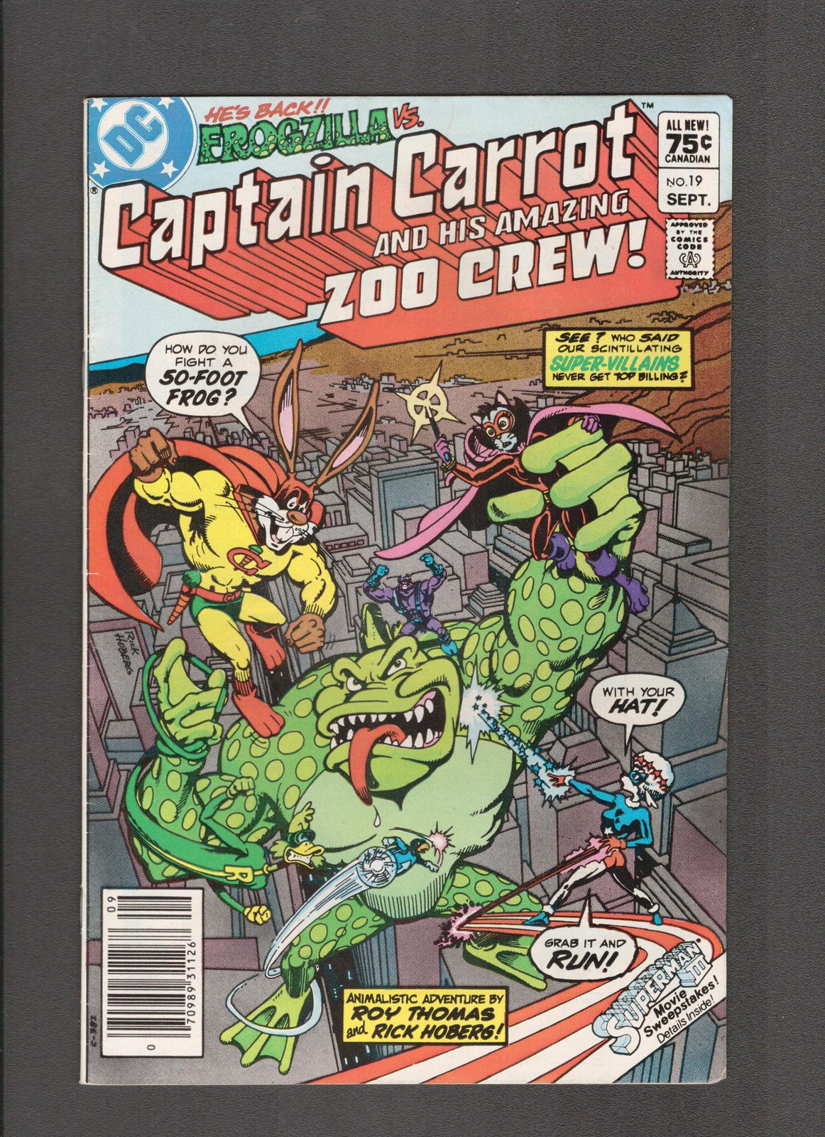 Captain Carrot and his Amazing Zoo Crew! #19 (1983) Roy Thomas DC Comics