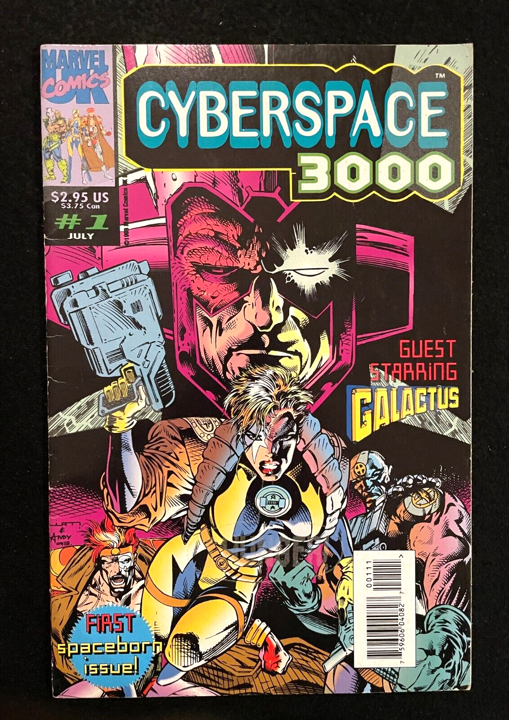Cyberspace 3000 #1 1993 - Glow in the Dark Cover