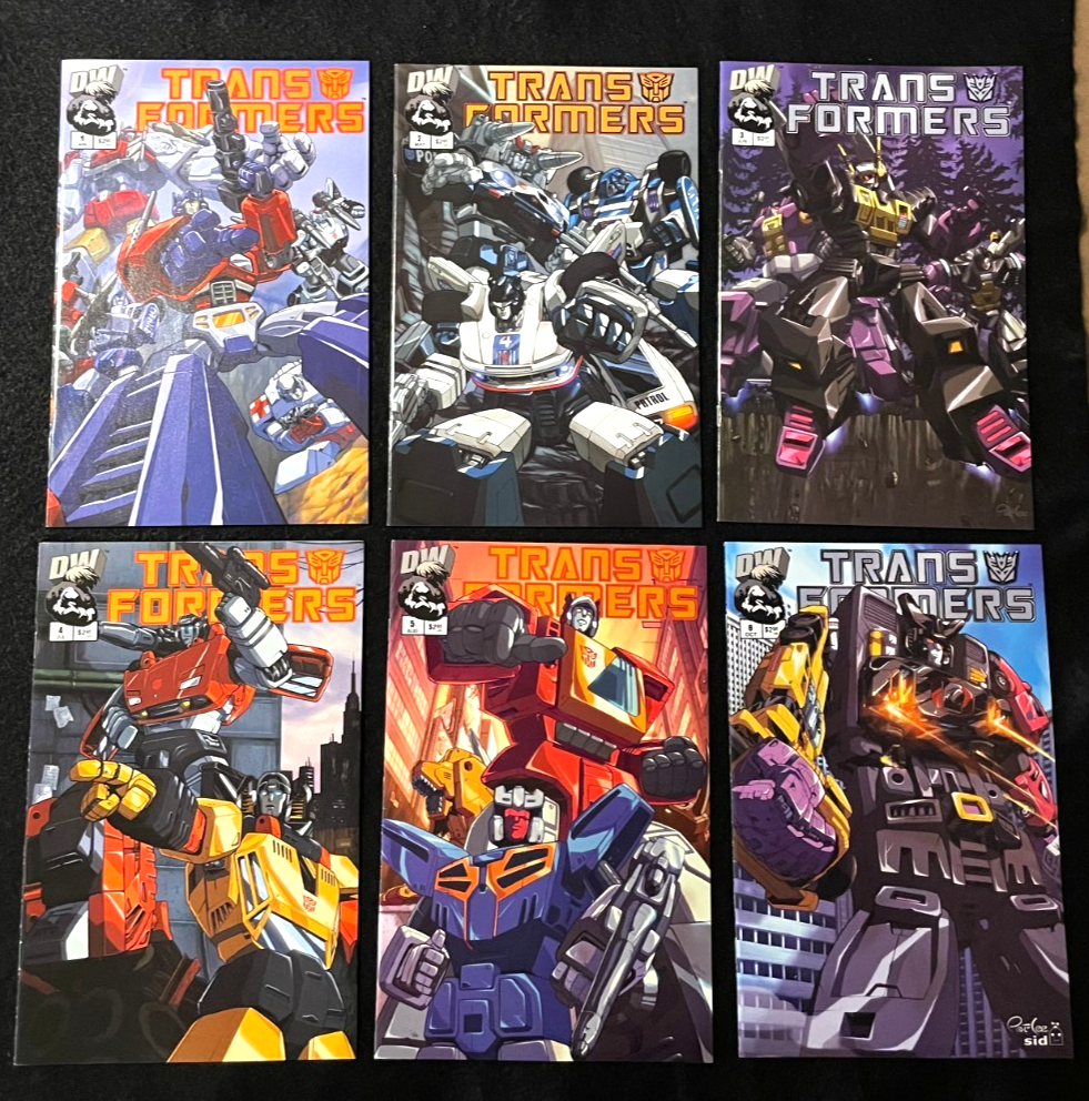 Transformers: Generation One - Complete Set of 6 #1-6 (2002) Dreamwave