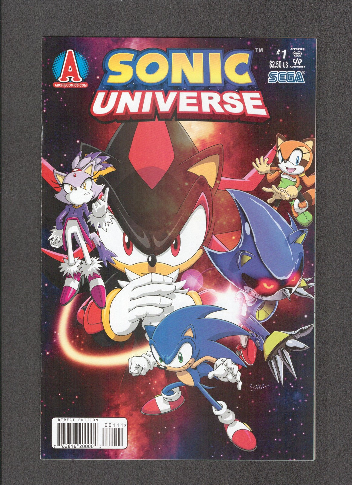 Sonic Universe #1 (2009) Shadow Cover Archie Comics