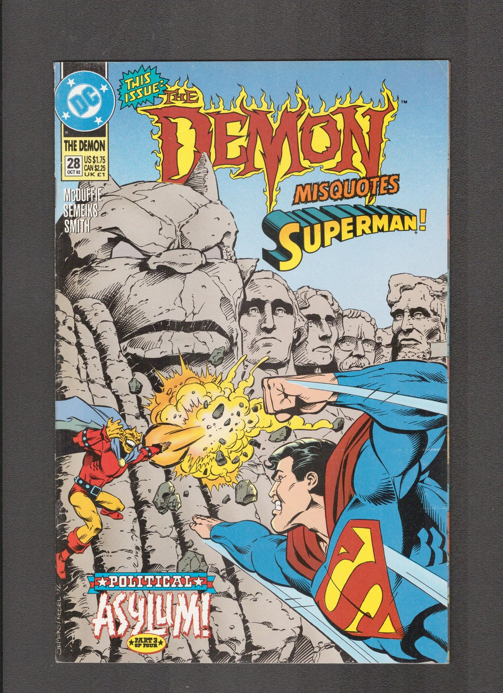Demon #28 (1992) HIGH GRADE - Val Semieks DC Comics