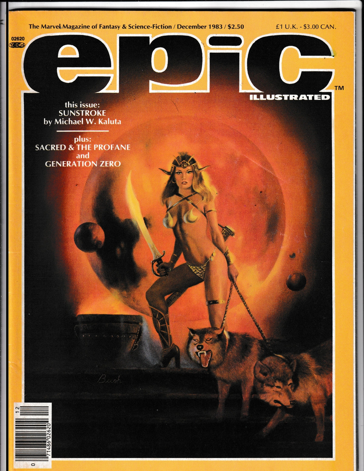 Epic Illustrated #21 (1983) Fantasy & Science Fiction Marvel Comics