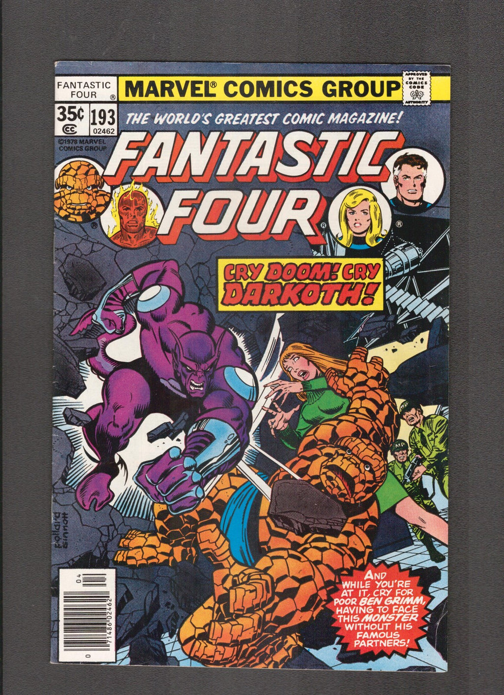 Fantastic Four #193 (1978) Marv Wolfman Marvel Comics
