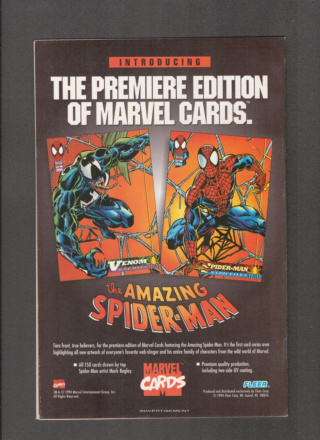 X-Men 2099 #8 (1994) Spider-Man cards attached Marvel Comics