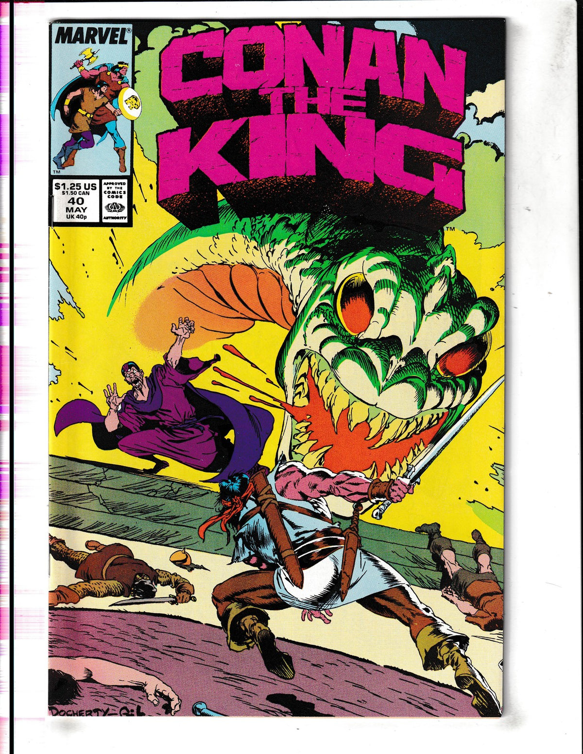 Conan the King #40 (1987) Armando Gil Marvel Comics