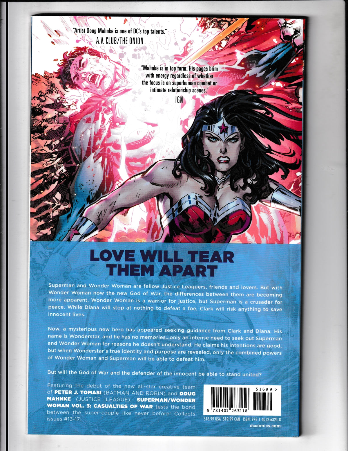 Superman/Wonder Woman #3 (2016) "Casualties of War" DC Comics