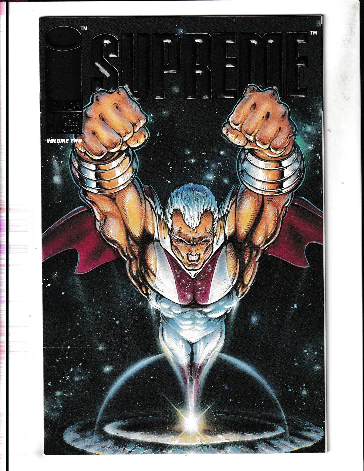 Supreme #1 (1992) Silver Foil Image Comics