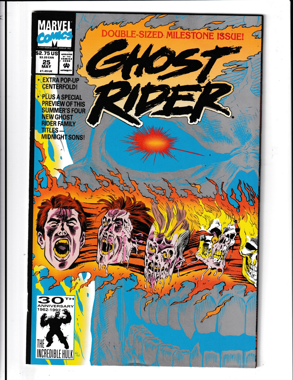 Ghost Rider #25 (1992) Higher Grade Marvel Comics SKU:812