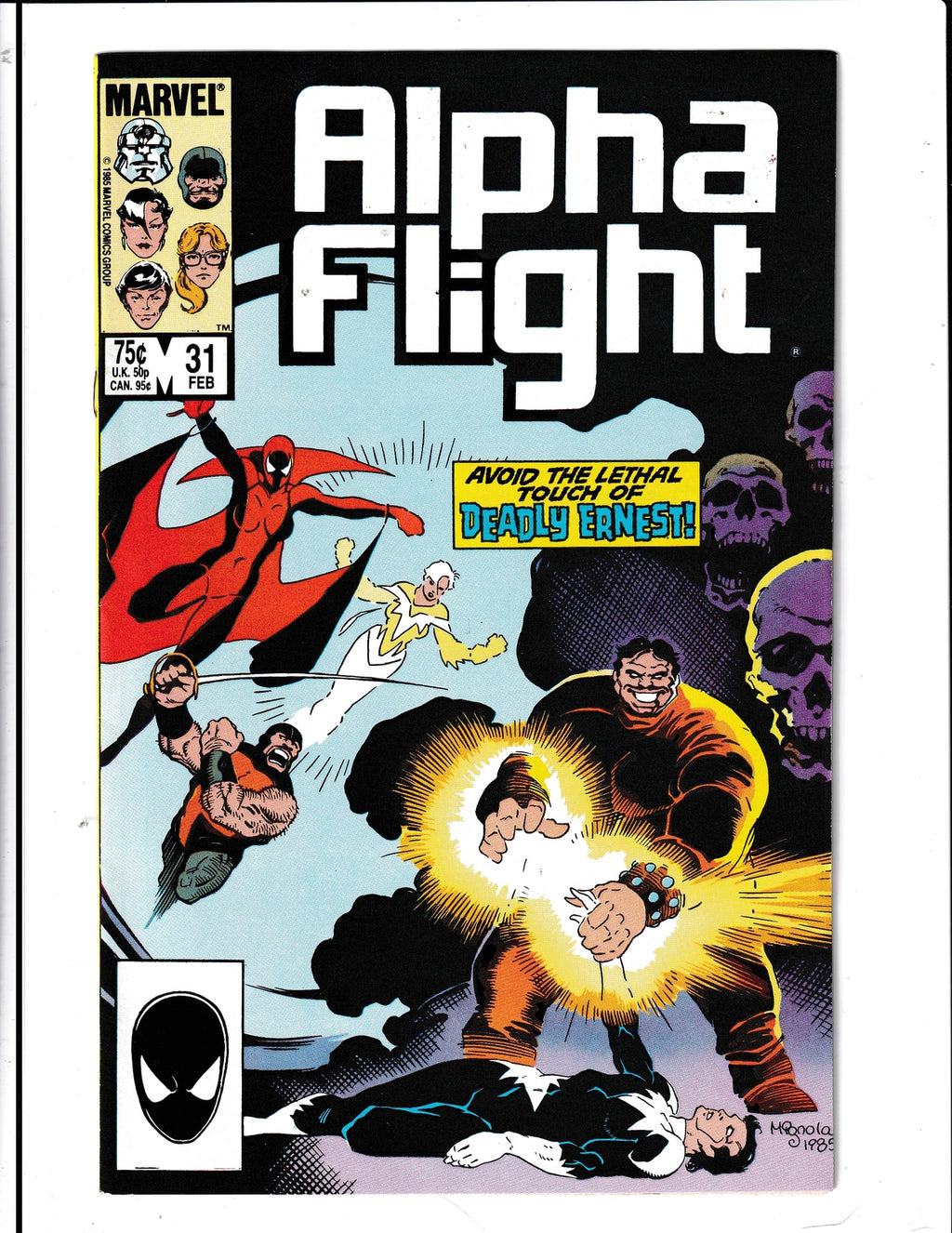 Alpha Flight #31 (1986) Marvel Comics SKU:492