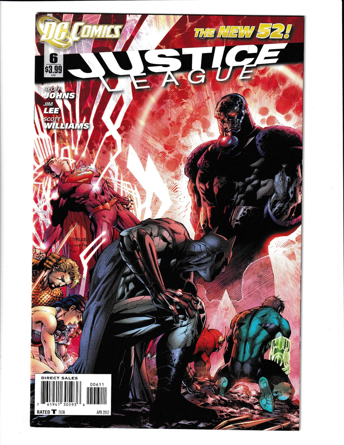 Justice League #6 (2012) Higher Grade - Jim Lee DC Comics