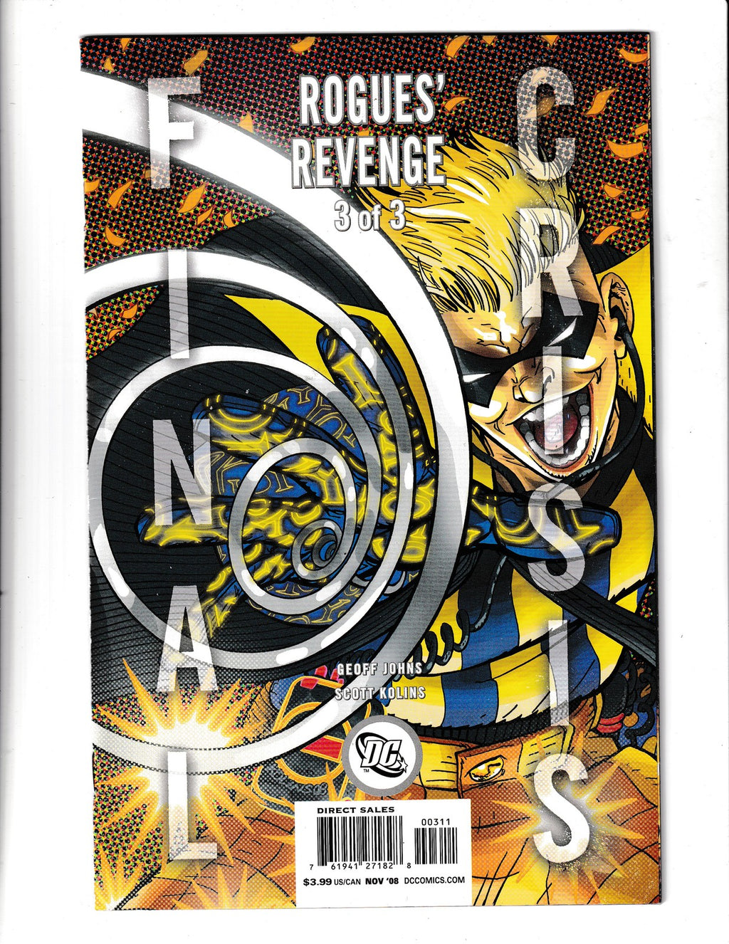 Final Crisis: Rogues' Revenge #3B (2008) Story Cover DC Comics
