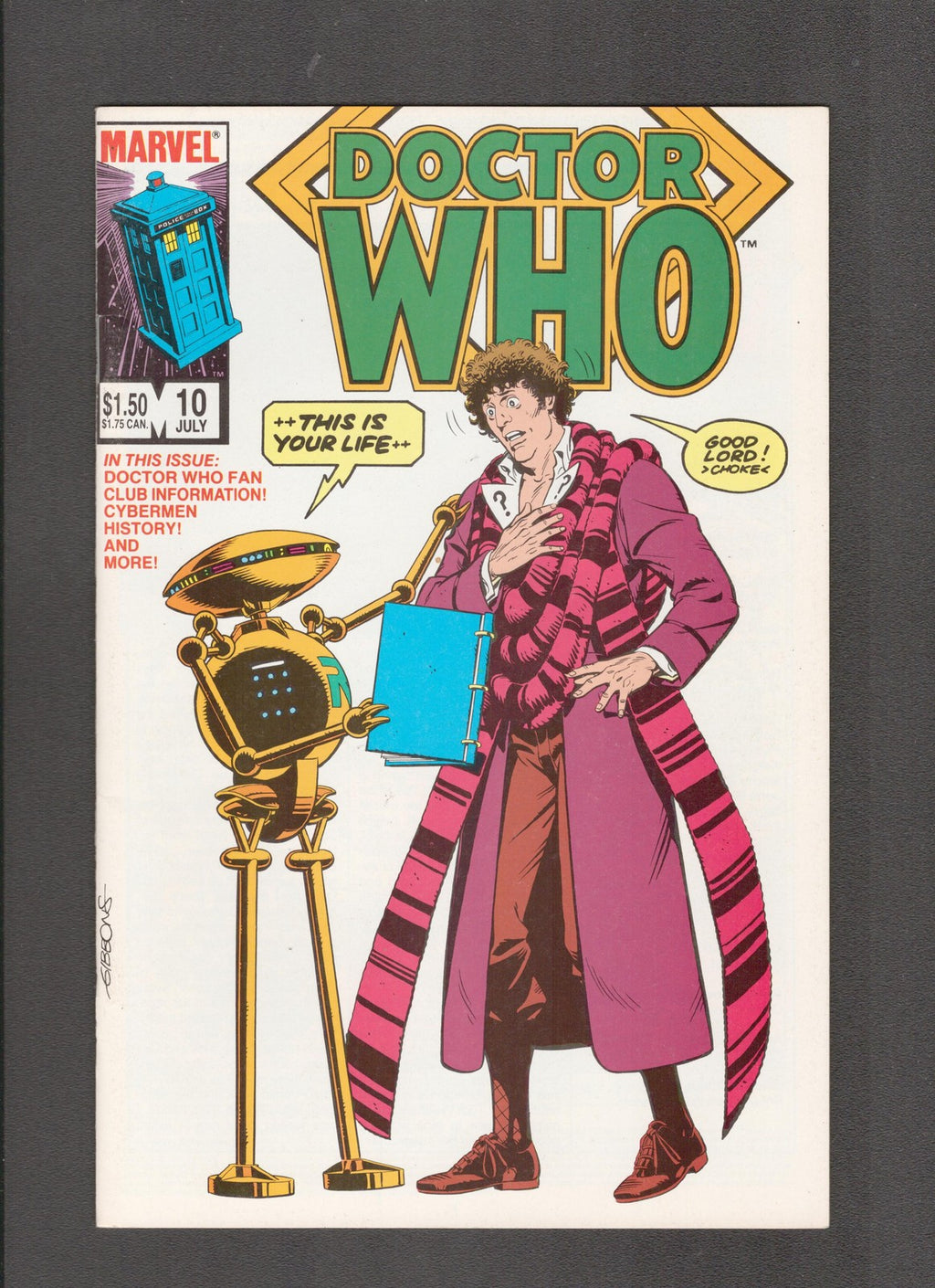 Doctor Who #10 (1985) Marvel Comics