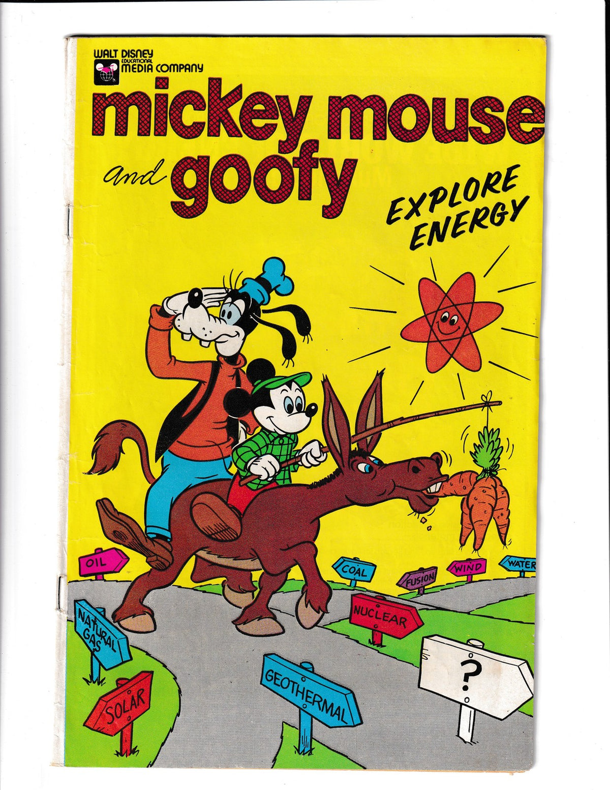 Mickey Mouse and Goofy: Explore Energy #1 (1976) Exxon Promo Disney Comics
