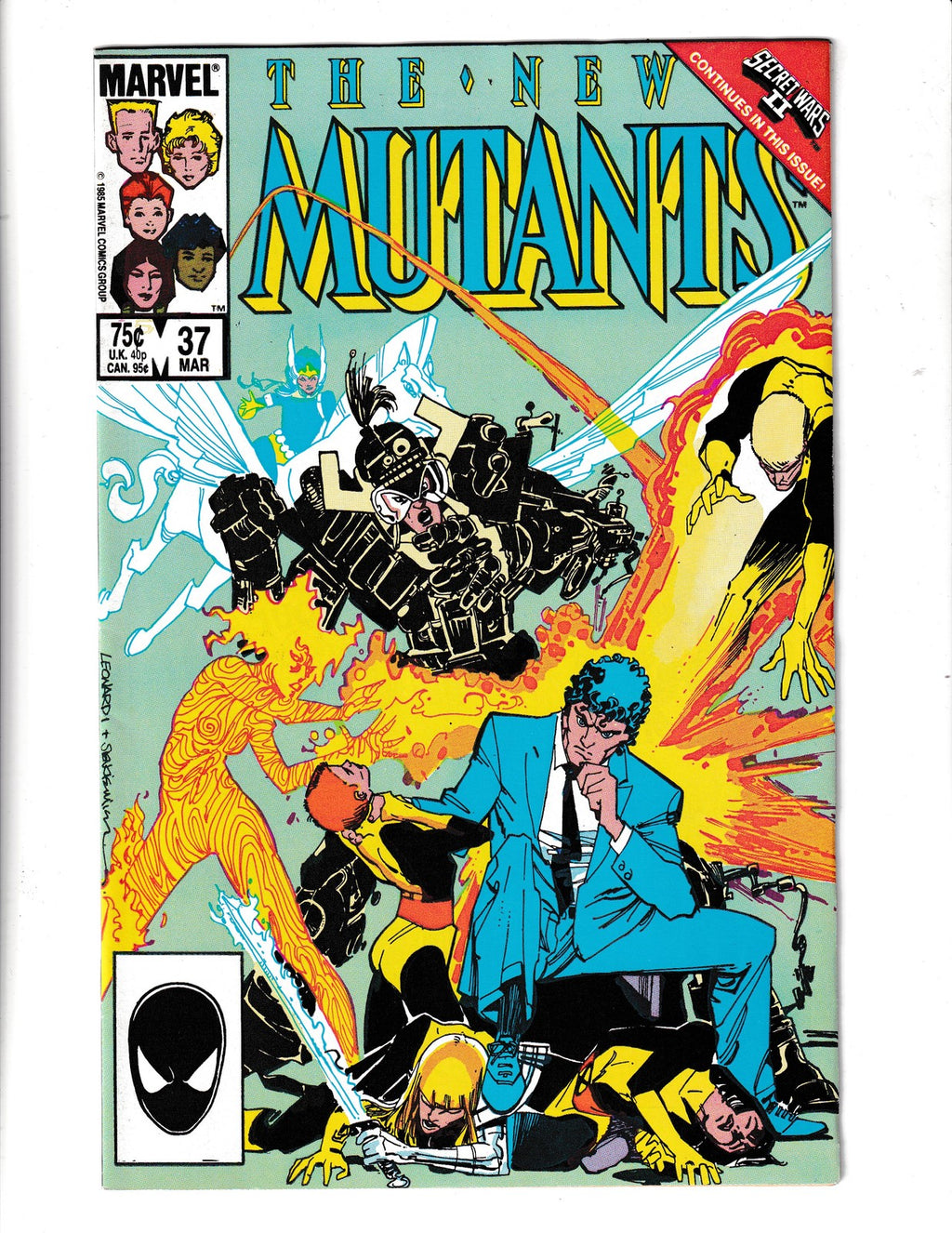 New Mutants #37 (1986) Marvel Comics SKU:2792
