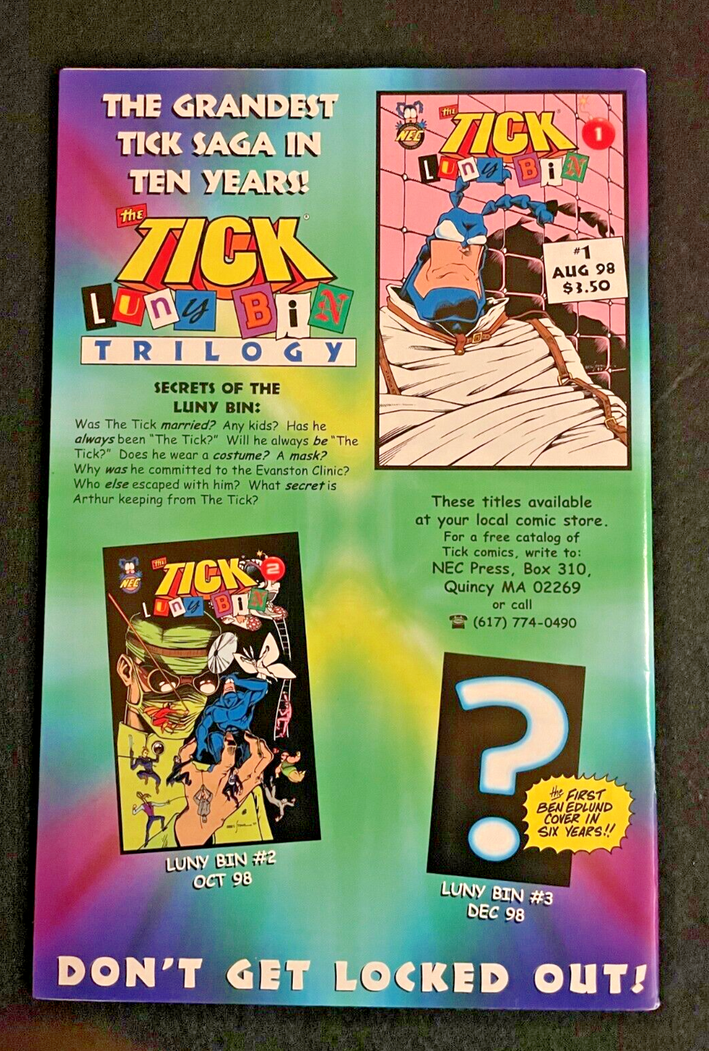 Tick: Luny Bin #0 (1998) Preview New England Comics