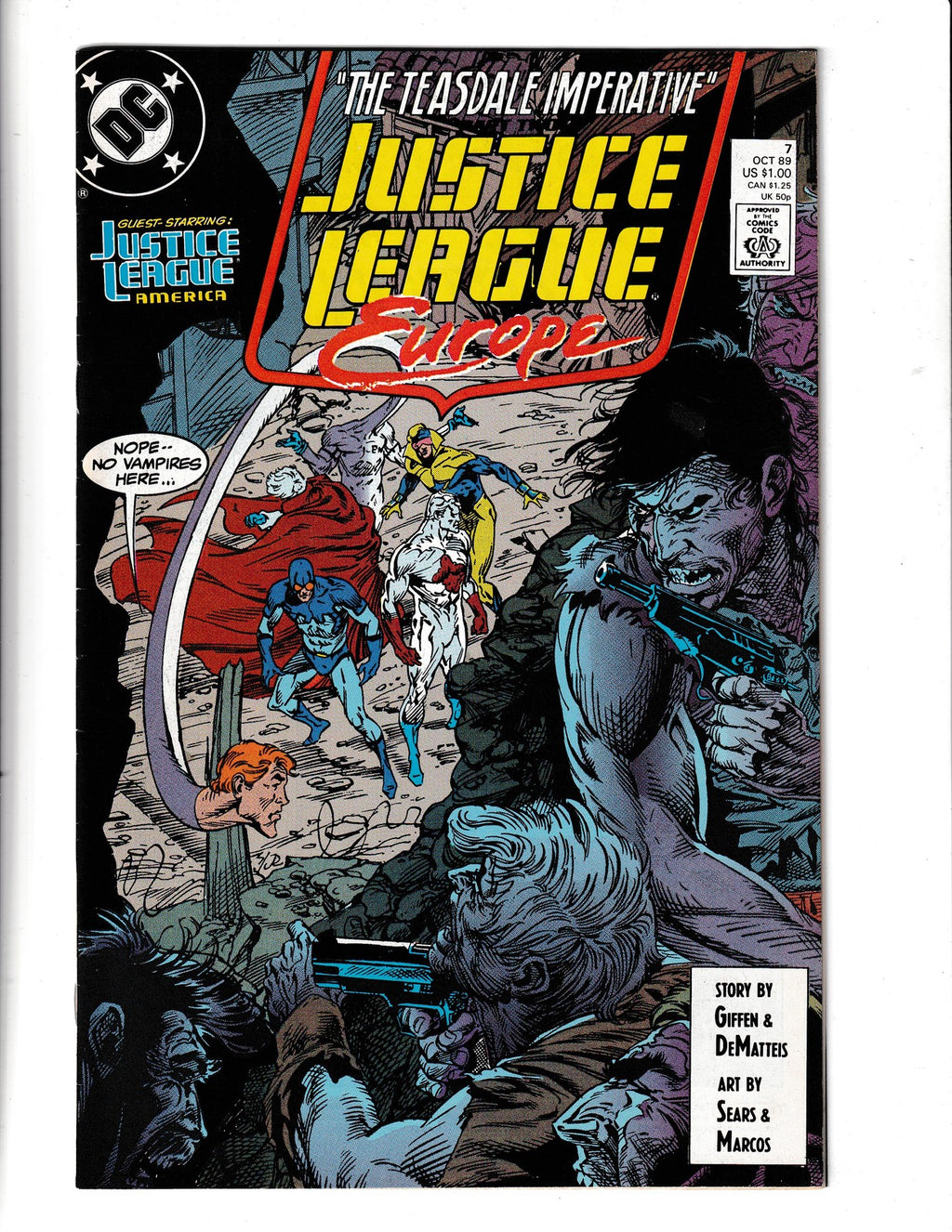 Justice League Europe #7 (1989) DC Comics