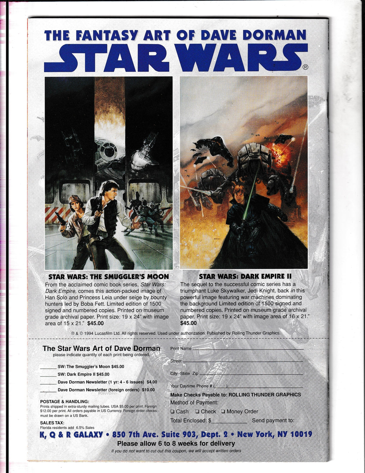 Star Wars Galaxy Magazine #2 (1995) Topps Comics