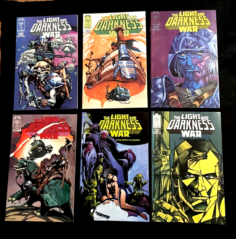 Light and Darkness War 1-6 (1988) Complete Set Epic Comics - Higher Grade
