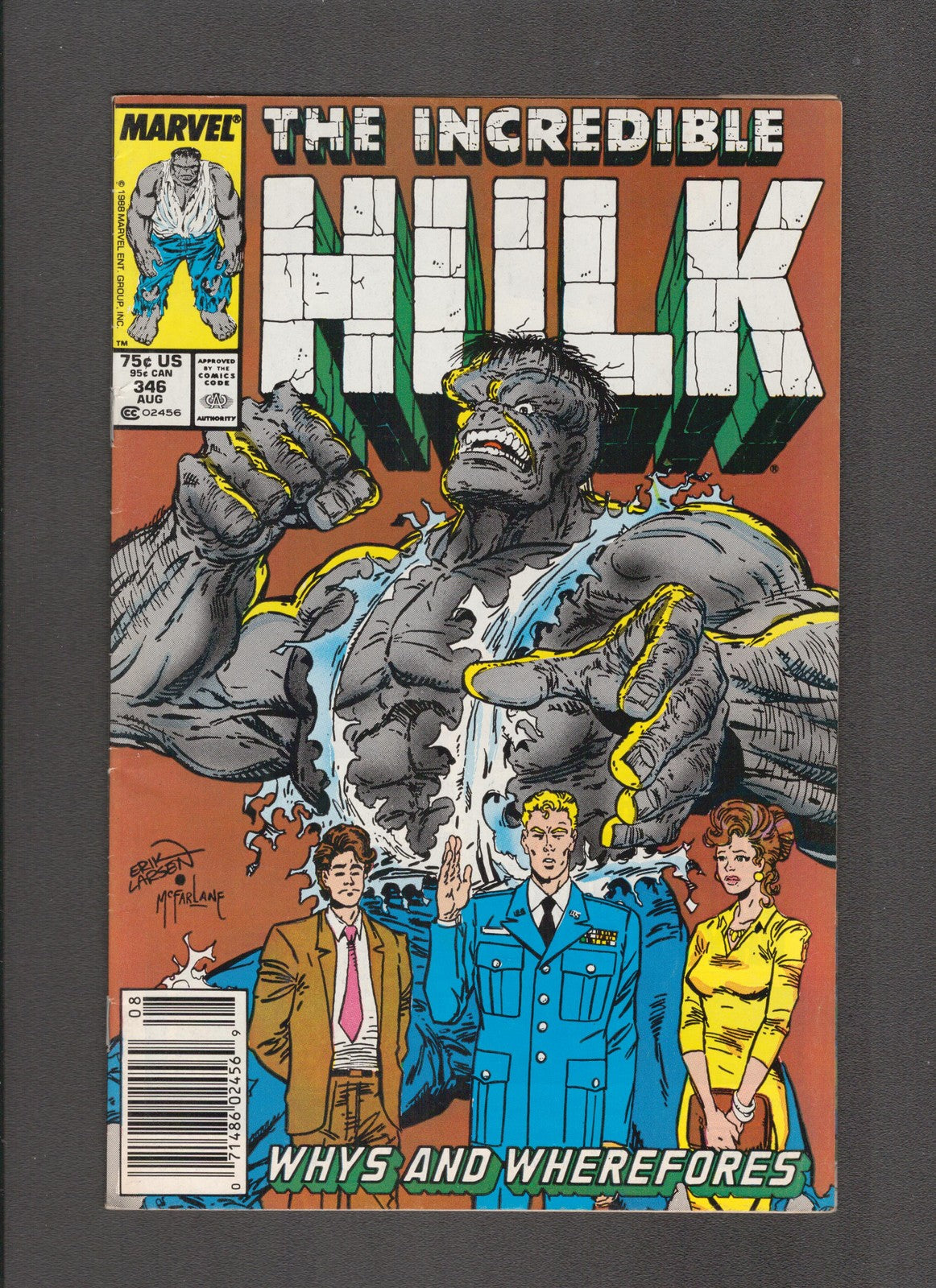 Incredible Hulk #346 (1988) Todd McFarlane Marvel Comics