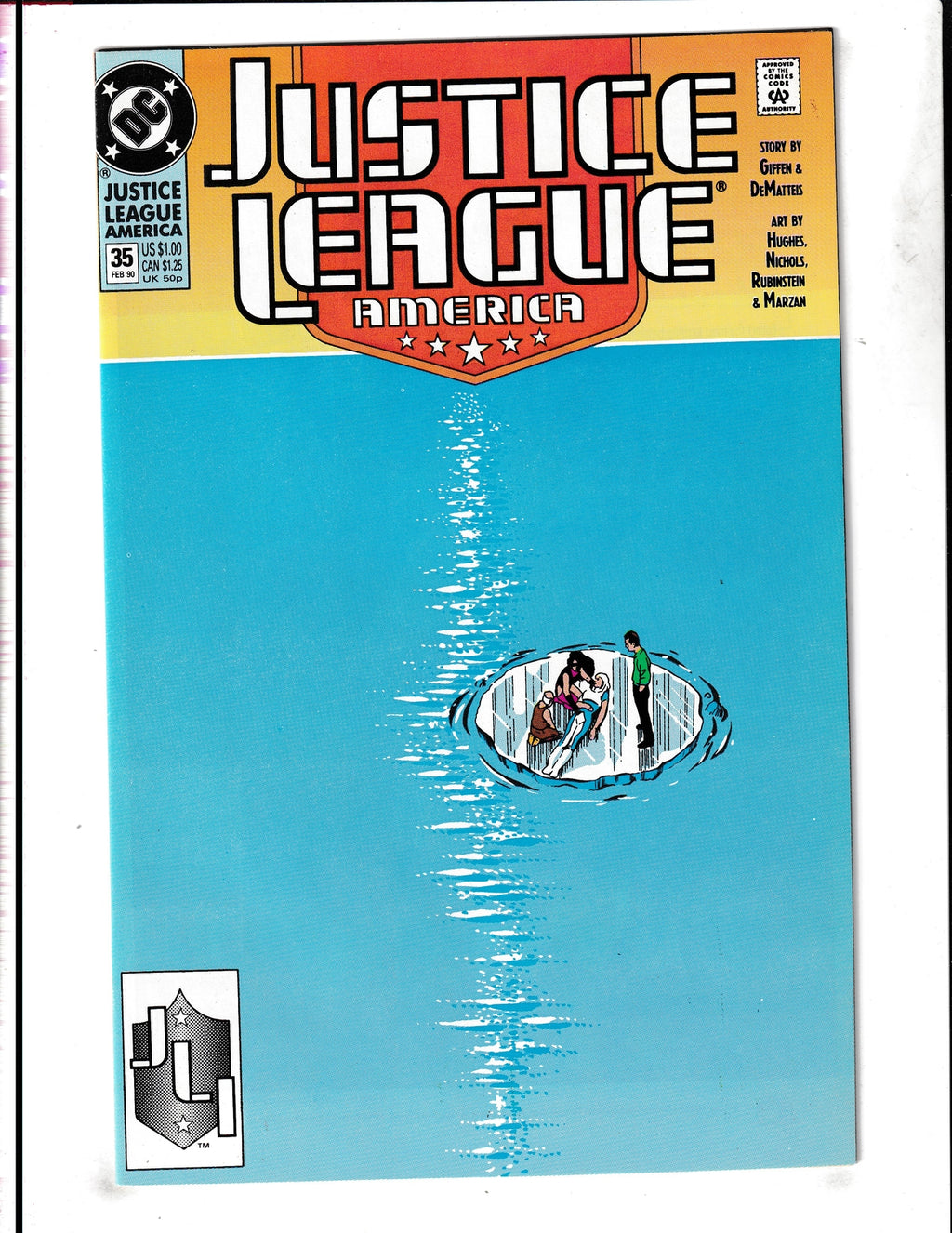 Justice League America #35 (1990) DC Comics