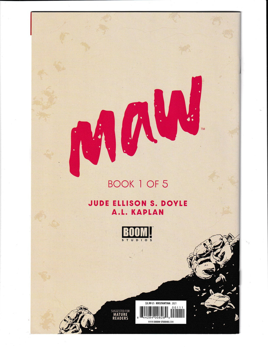 Maw #1 (2021) Ariela Kristantina Cover BOOM! Comics