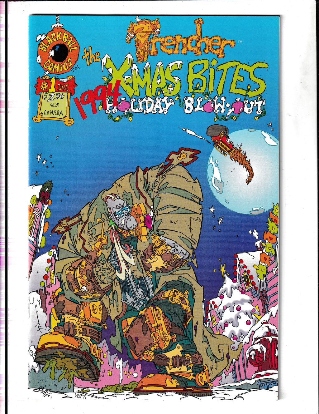 Trencher: X-Mas Bites Holiday Blow-Out #1 (1994) BlackBall Comics