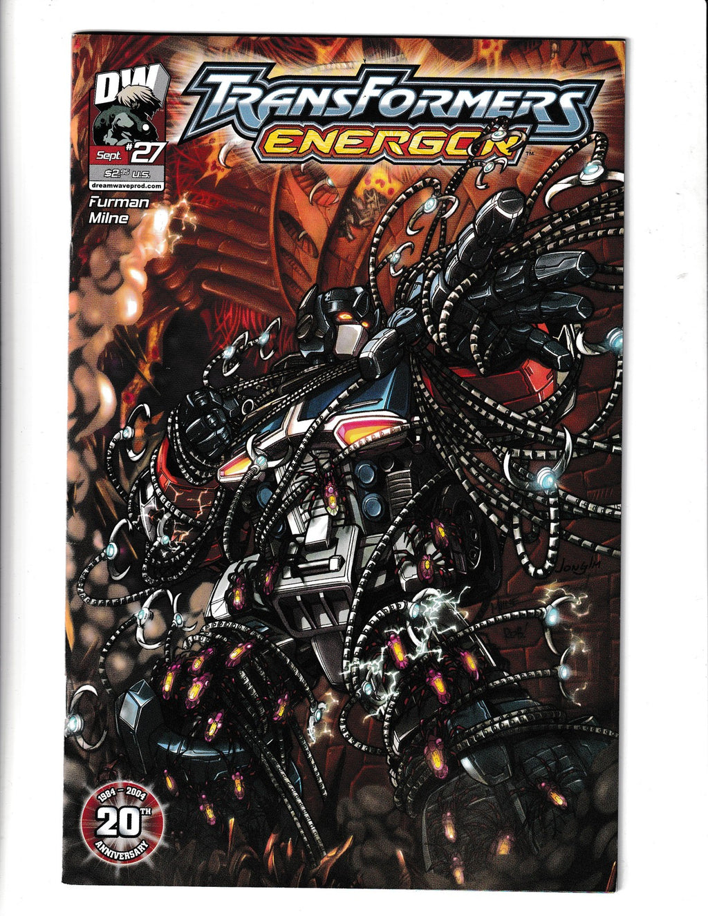 Transformers: Energon #27 (2004) Optimus Prime Cover Dreamwave Comics
