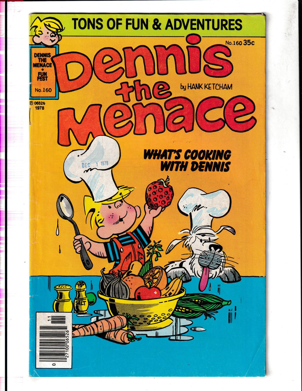 Dennis the Menace #160 (1978) Hank Ketcham Fawcett Comics