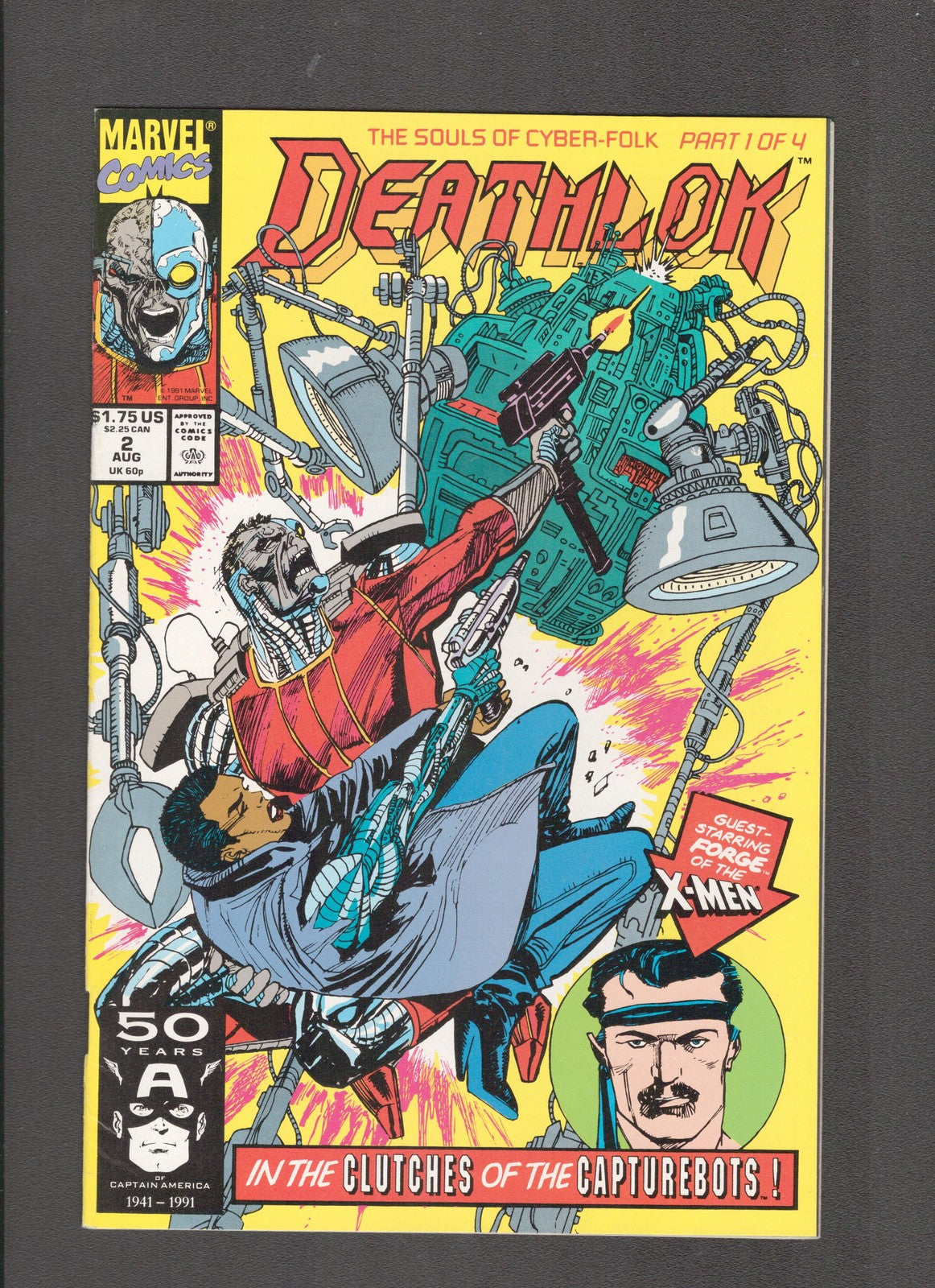 Deathlok #2 (1991) Denys Cowan, Greg Wright Marvel Comics