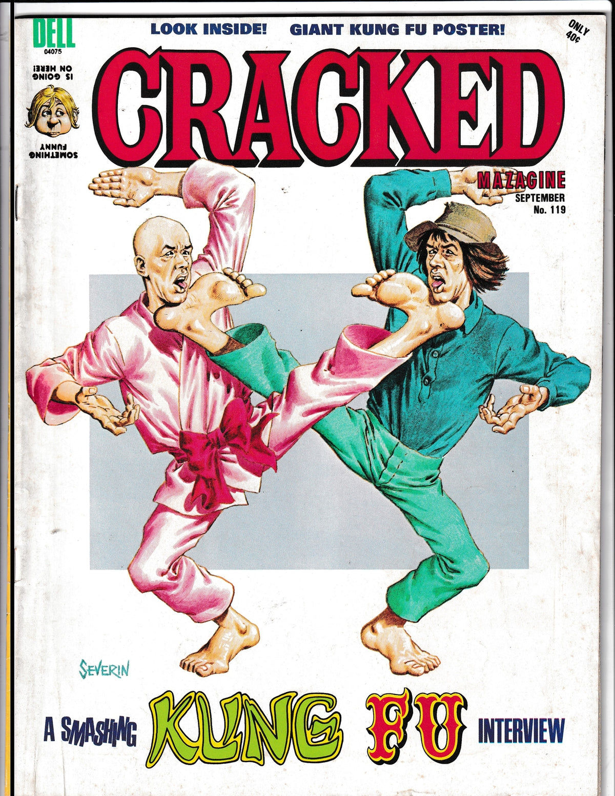 Cracked #119 (1974) Poster Included Major Comics