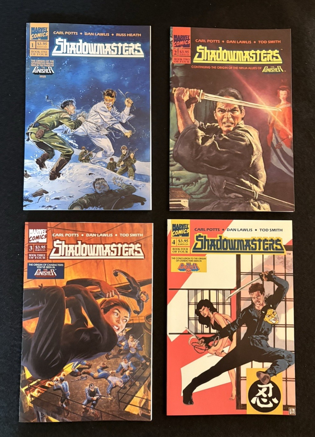 Shadowmasters - Complete Set of 4- #1-4 (1989) Marvel