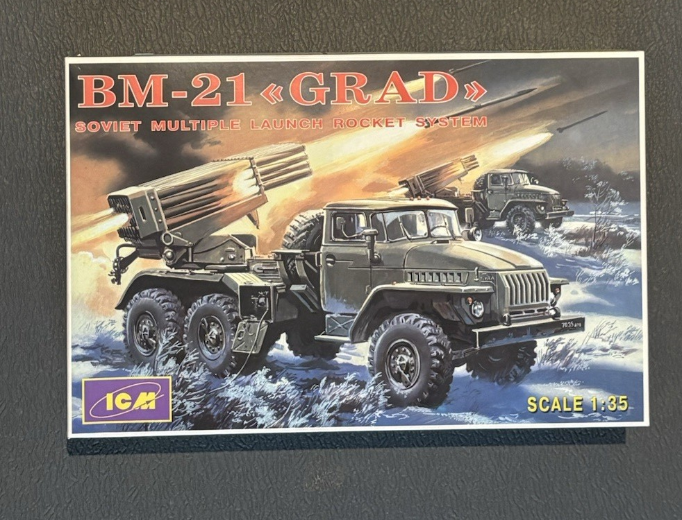 ICM BM-21 Grad 1/35 Scale Model Kit #35381 Canadian Seller