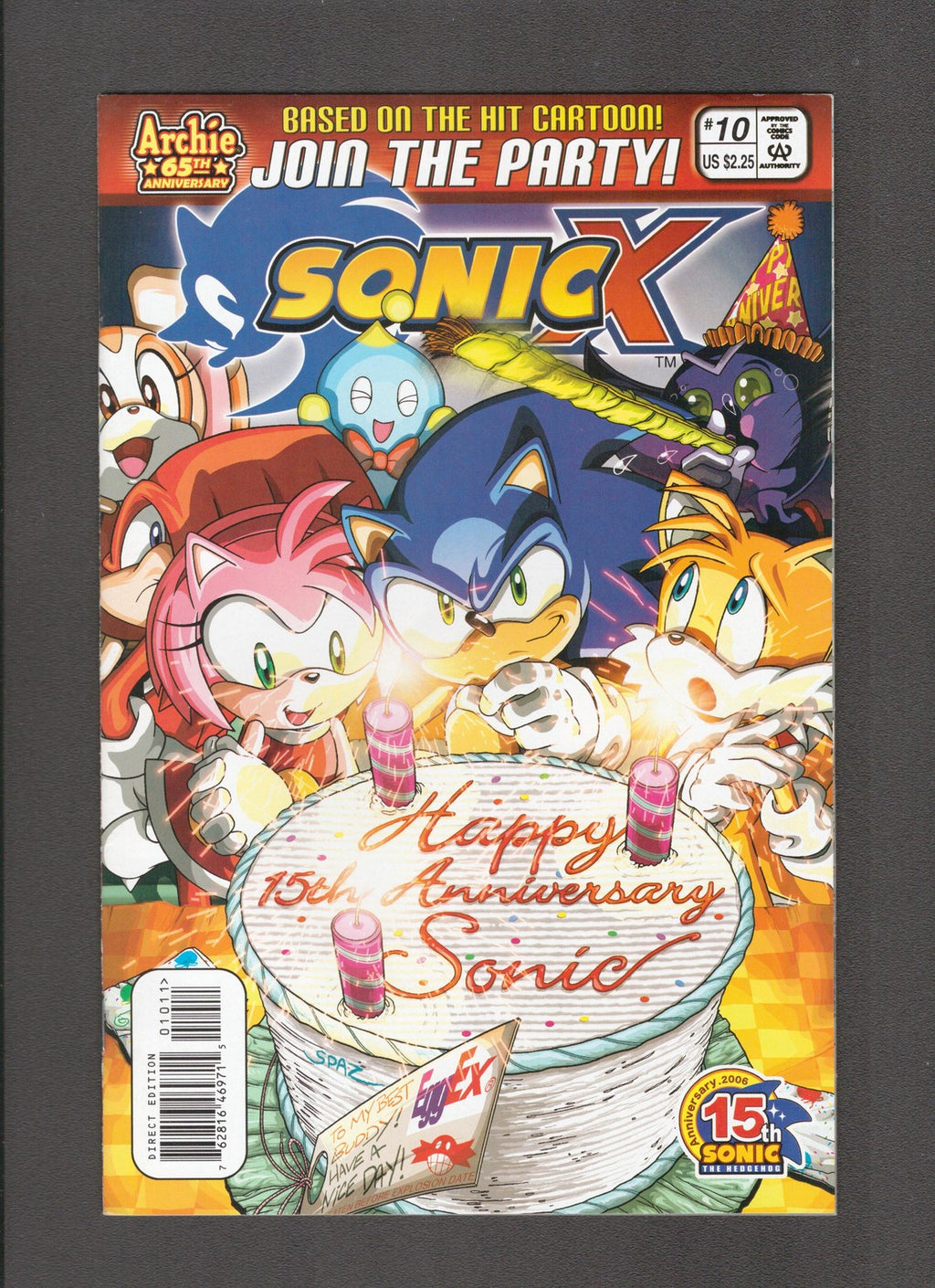Sonic X #10 (2007) Tracy Yardley Archie Comics