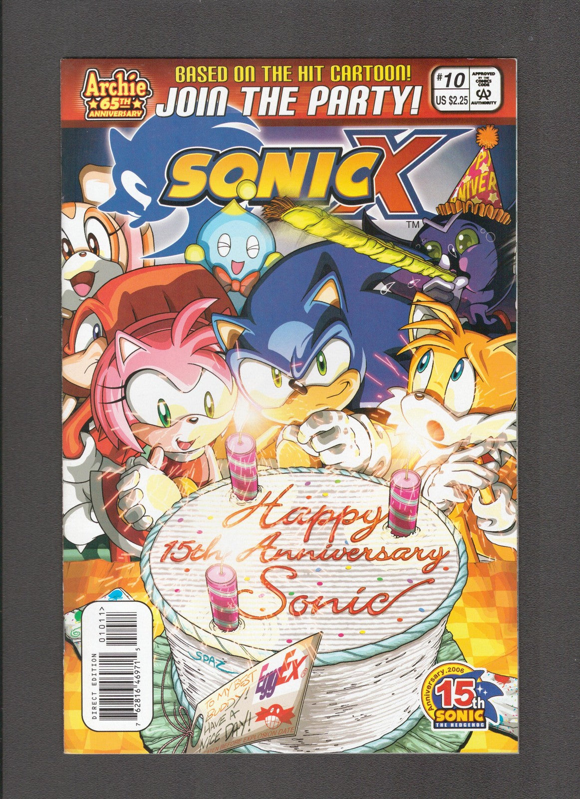 Sonic X #10 (2007) Tracy Yardley Archie Comics