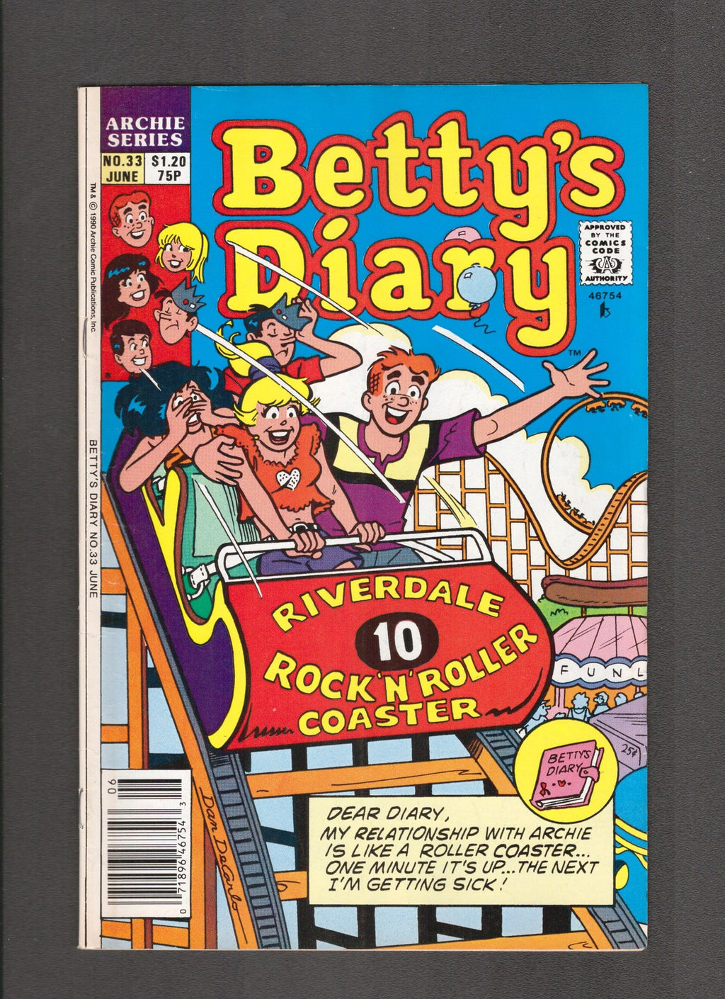 Betty's Diary #33 (1989) Canadian Newsstand Archie Comics