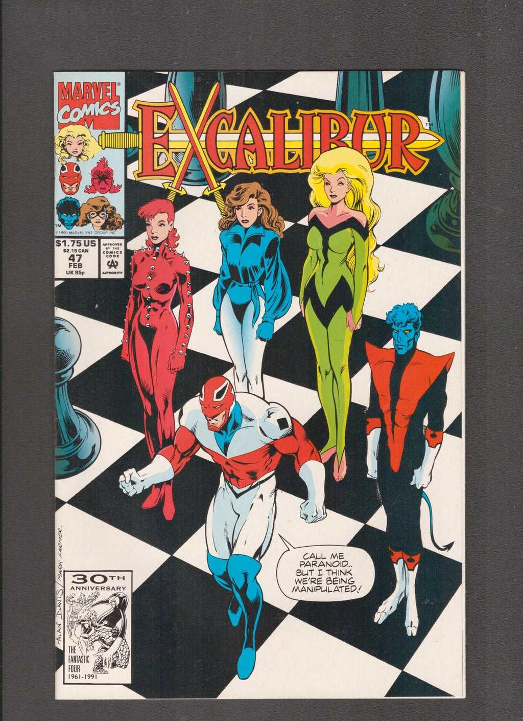 Excalibur #47 (1992) Mark Farmer, Alan Davis Marvel Comics