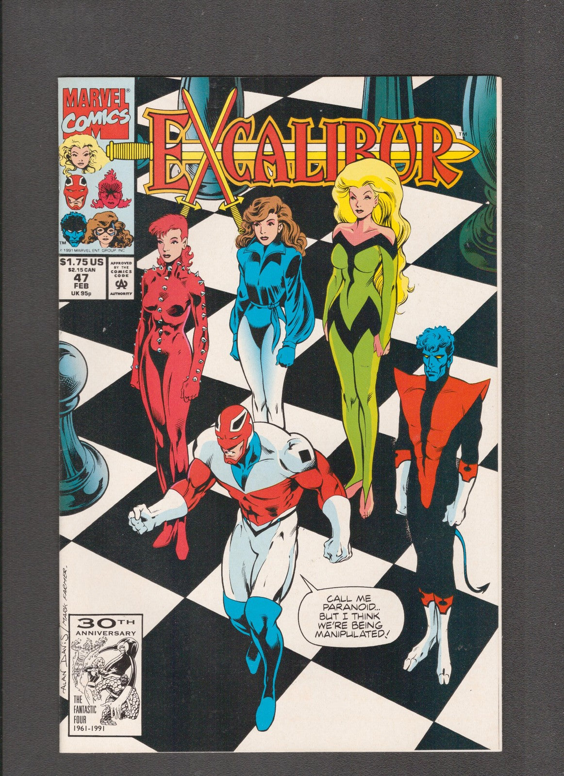 Excalibur #47 (1992) Mark Farmer, Alan Davis Marvel Comics