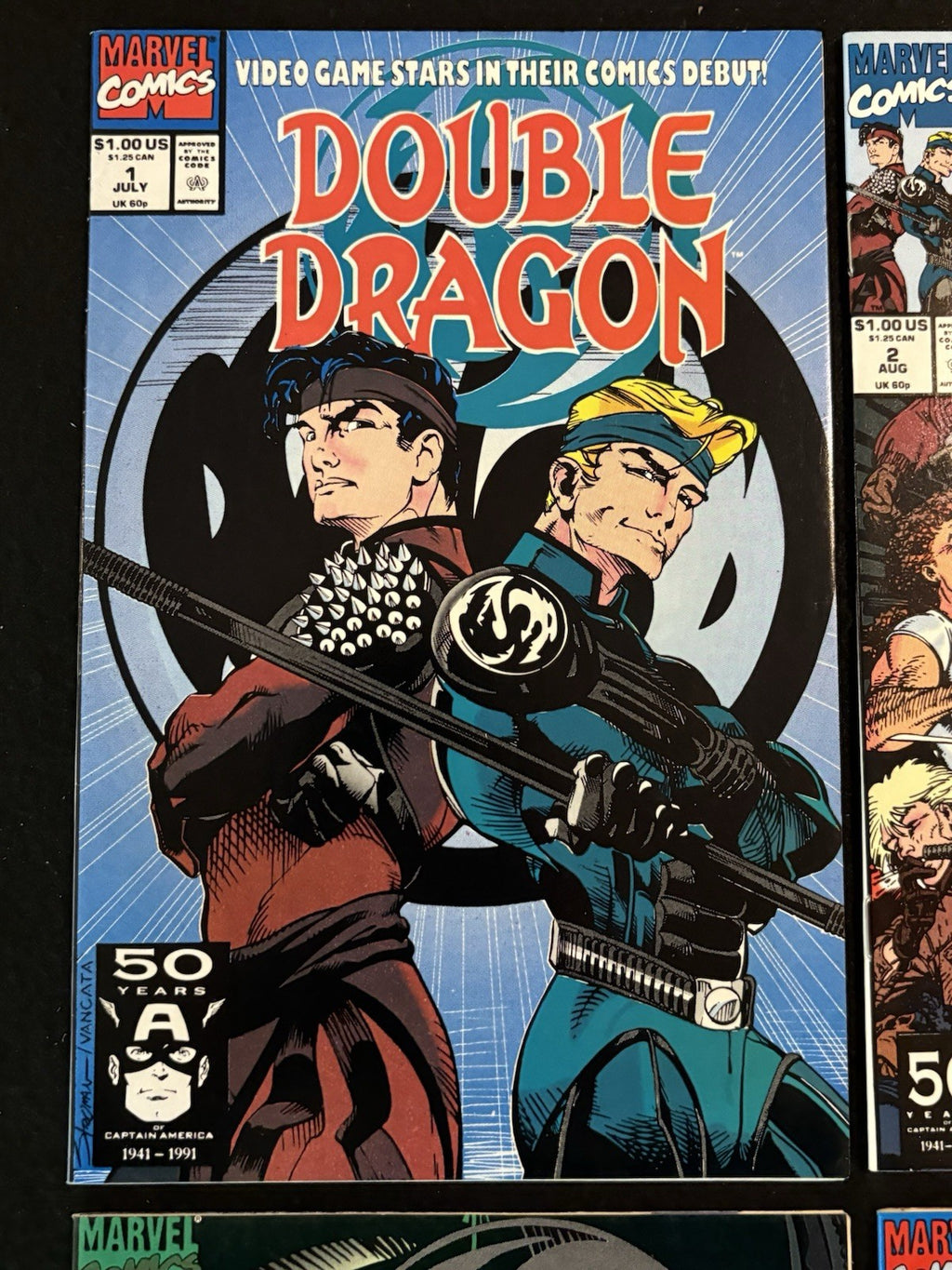 Double Dragon #1-6 (1991) Complete Series Set Marvel Comics