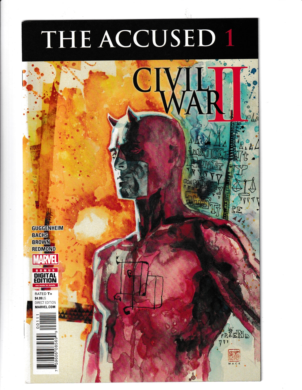 Civil War II: Accused #1 (2016) Marvel Comics