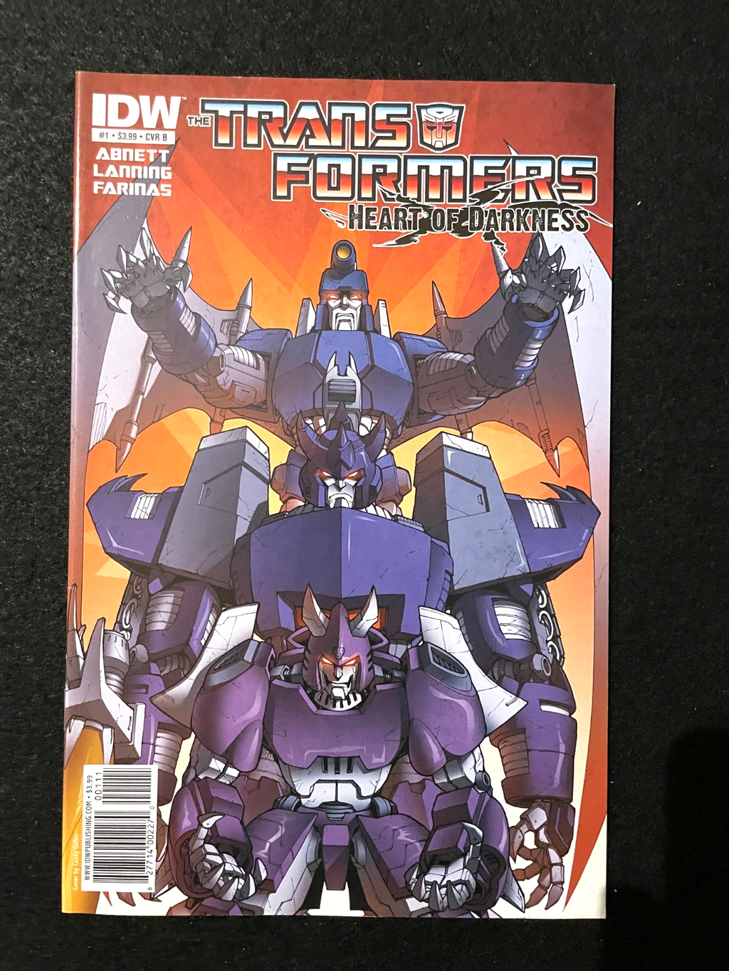 Transformers: Heart of Darkness - Complete Set of 4 #1-4 (2011) IDW