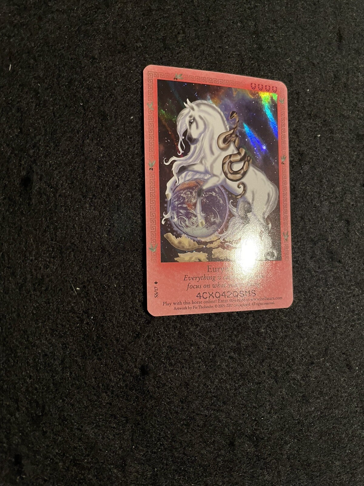 Bella Sara Ancient Lights- Eurynome S5/17 RARE Holo-Foil/Shiny (2007) HiddenCity