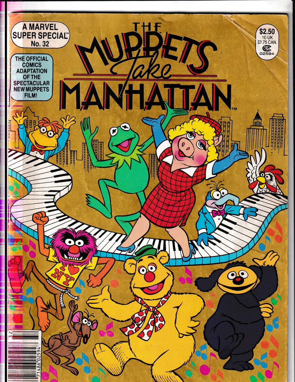 Marvel Super Special #32 (1984) 1st App of the Muppet Babies Marvel Comics