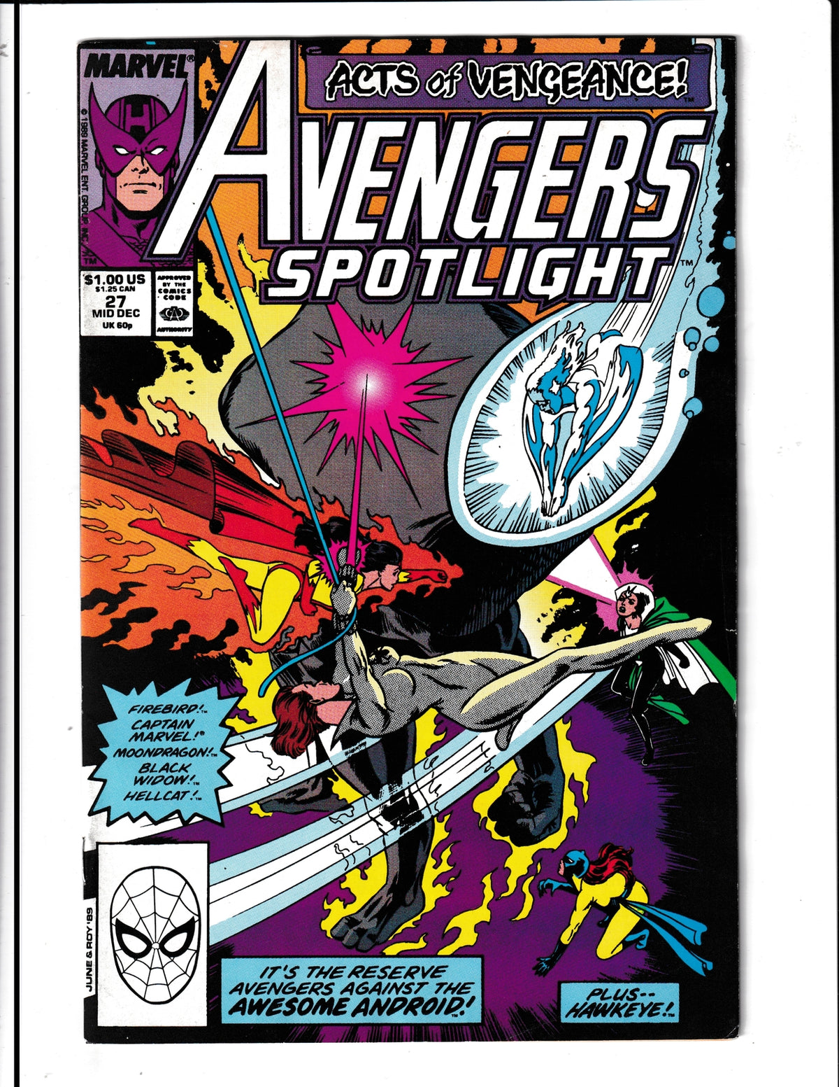 Avengers Spotlight #27 (1989) Marvel Comics SKU:905