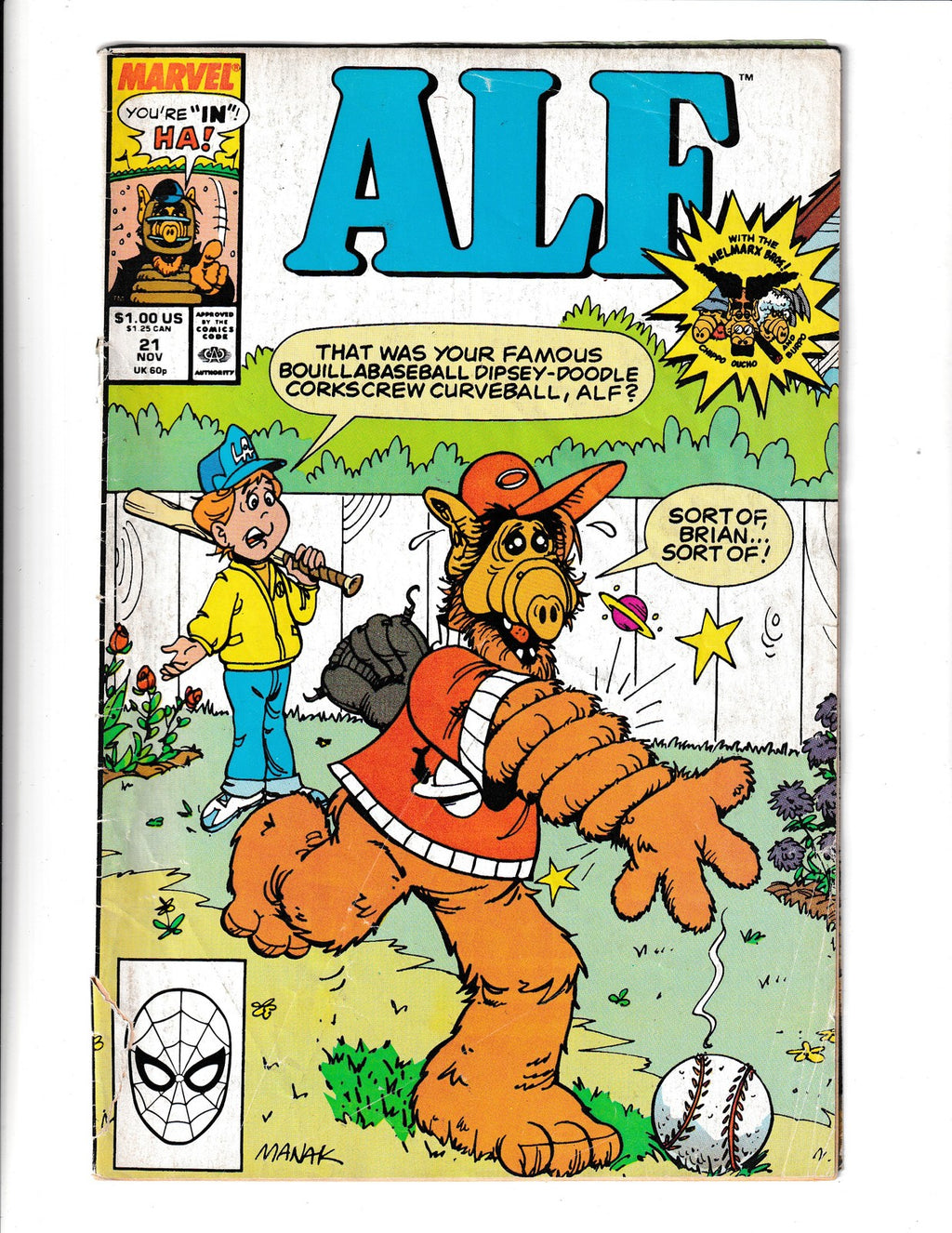 Alf #21 (1989) Lower Grade Marvel Comics
