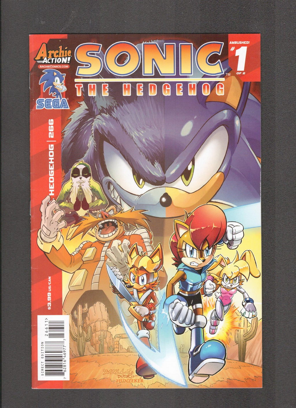 Sonic the Hedgehog #266 (2015) LOW PRINT RUN Archie Comics