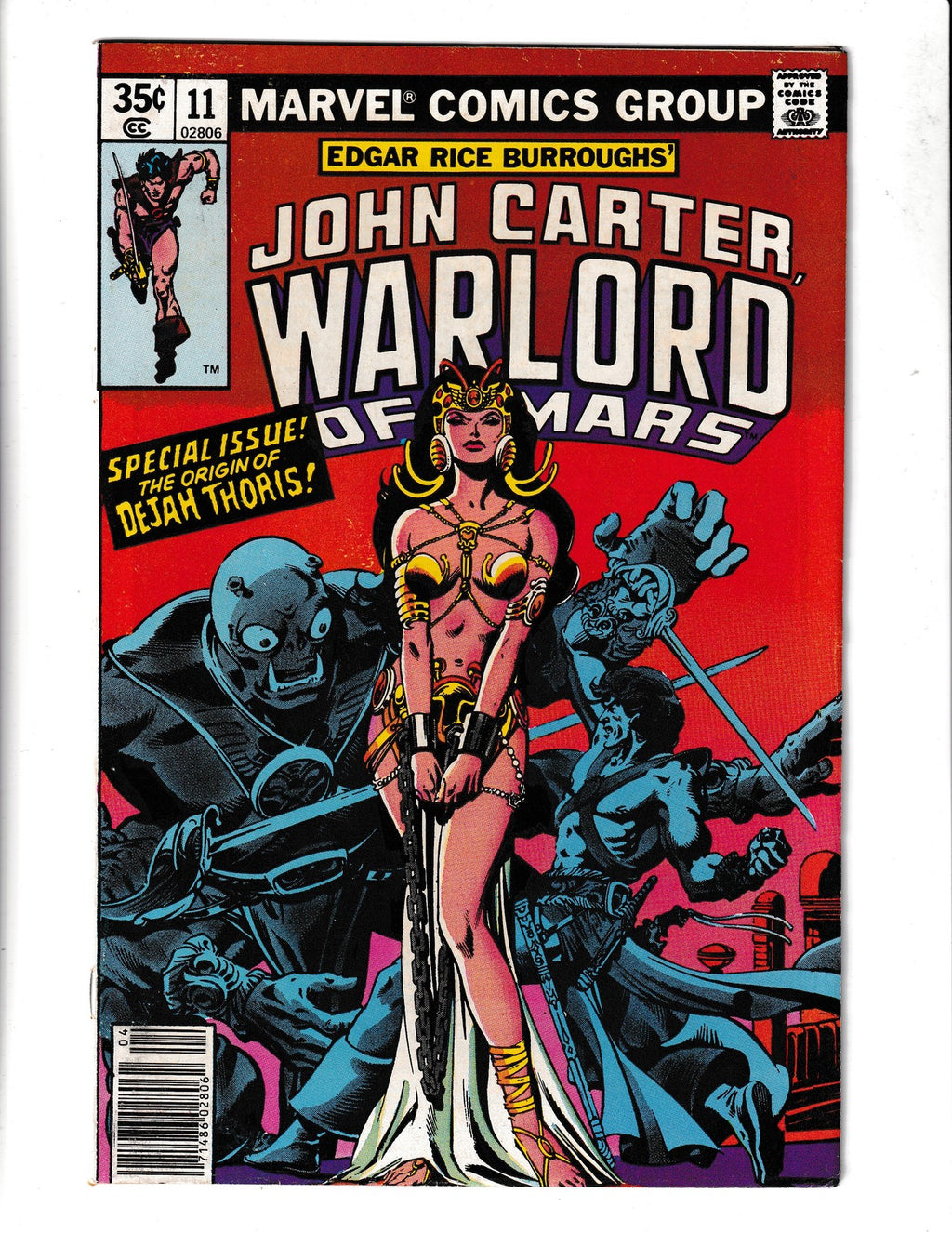 John Carter, Warlord of Mars #11 (1978) Marvel Comics