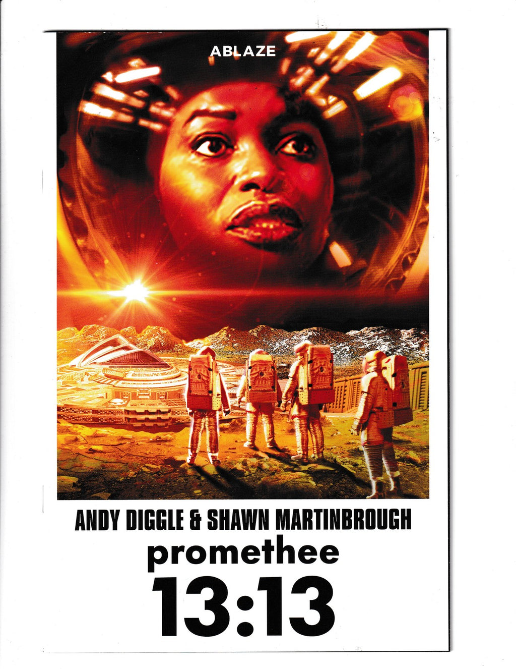 Premethee 13:13 #1c (2022) Max Bertolini Space Odyssey Cover Ablaze Comics