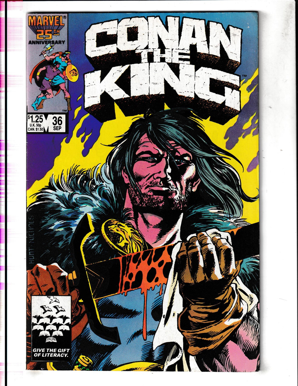 Conan the King #36 (1986) Judith Hunt Marvel Comics