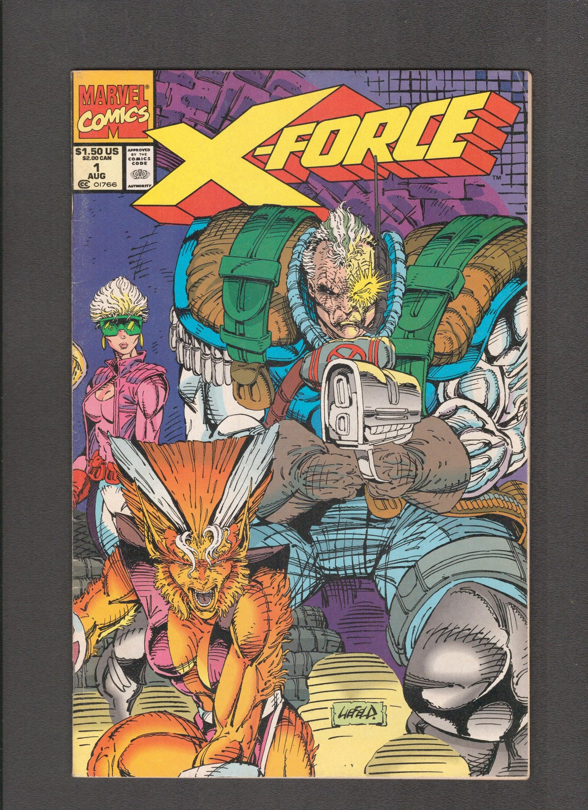 X-Force #1 (1991) No Card - Rob Liefeld Marvel Comics